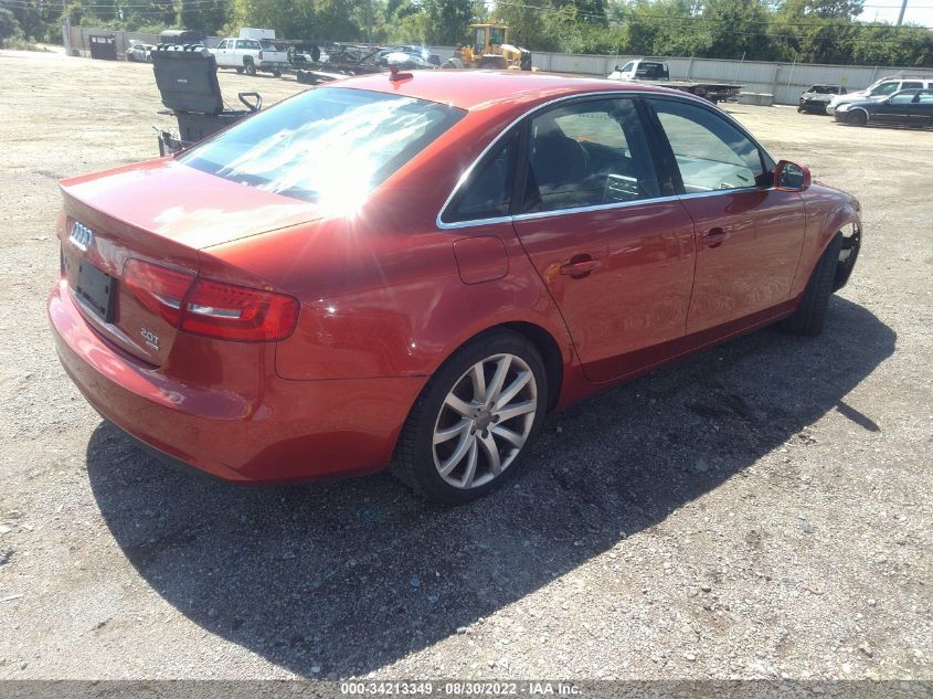 2013 AUDI A4 PREMIUM PLUS WAUFFAFL2DA165030