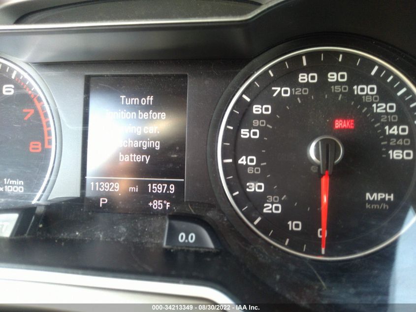 2013 AUDI A4 PREMIUM PLUS WAUFFAFL2DA165030