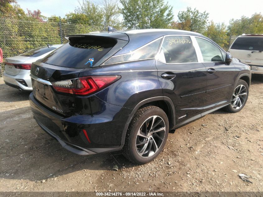 2016 LEXUS RX 450H 2T2BGMCA0GC007378