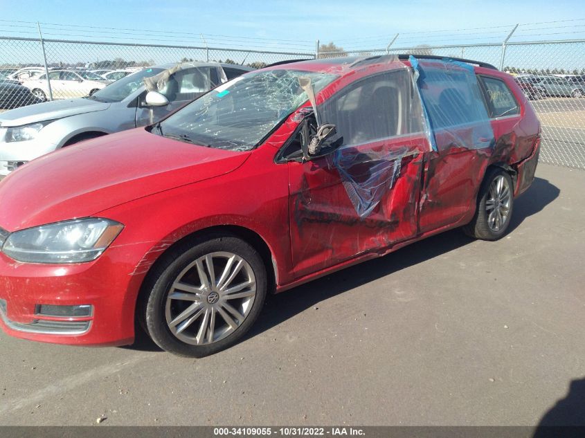 2015 VOLKSWAGEN GOLF SPORTWAGEN TDI SE 3VWCA7AU9FM505168