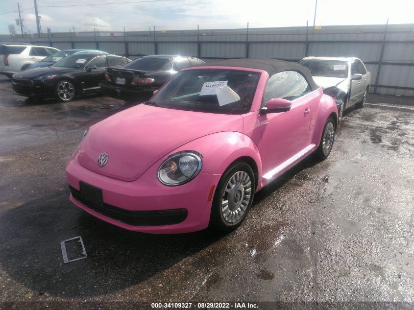 2013 VOLKSWAGEN BEETLE CONVERTIBLE 2.5L W/TECH 3VW5P7AT1DM813768