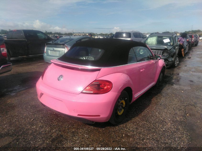 2013 VOLKSWAGEN BEETLE CONVERTIBLE 2.5L W/TECH 3VW5P7AT1DM813768