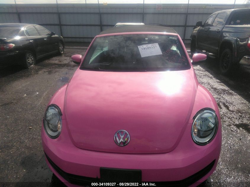 2013 VOLKSWAGEN BEETLE CONVERTIBLE 2.5L W/TECH 3VW5P7AT1DM813768