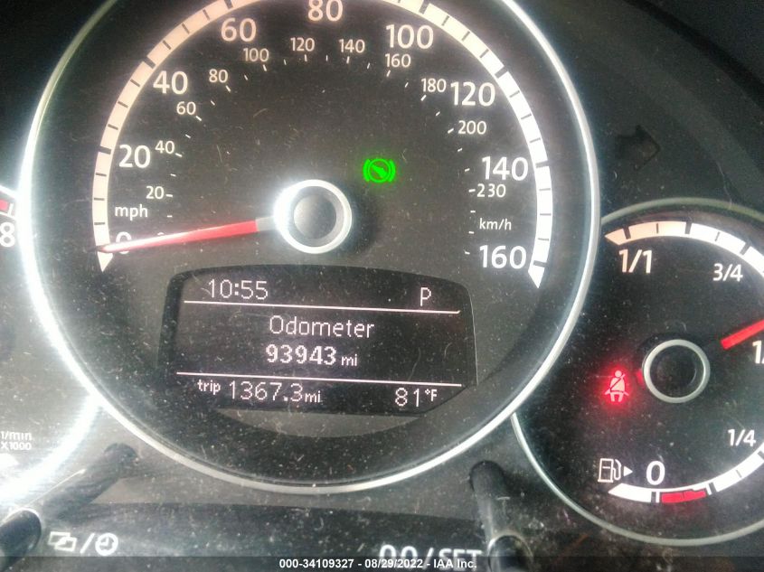 2013 VOLKSWAGEN BEETLE CONVERTIBLE 2.5L W/TECH 3VW5P7AT1DM813768