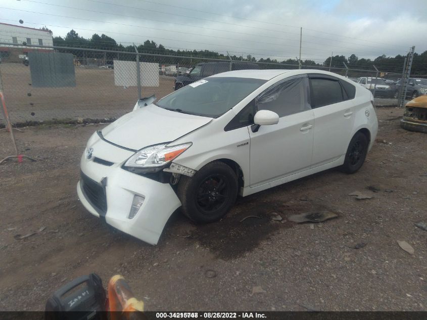 2015 TOYOTA PRIUS FOUR JTDKN3DU6F0396002