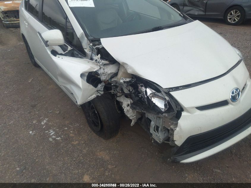 2015 TOYOTA PRIUS FOUR JTDKN3DU6F0396002