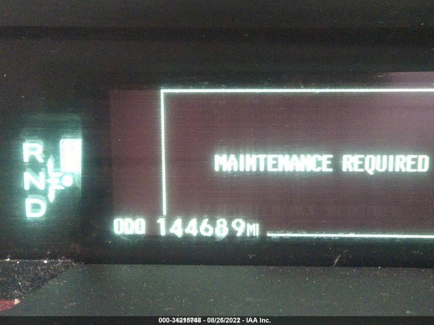 2015 TOYOTA PRIUS FOUR JTDKN3DU6F0396002