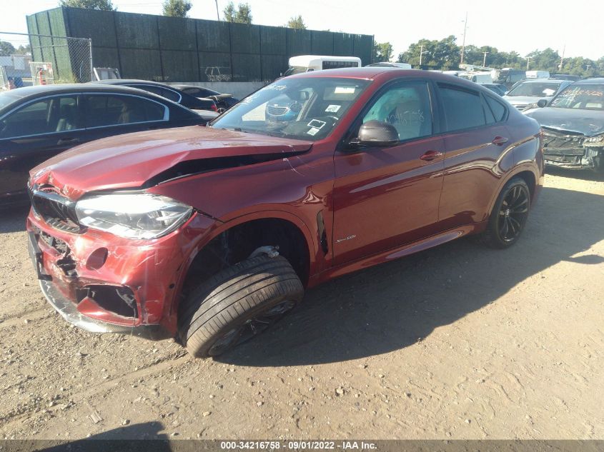 2017 BMW X6 XDRIVE50I 5UXKU6C55H0S99602