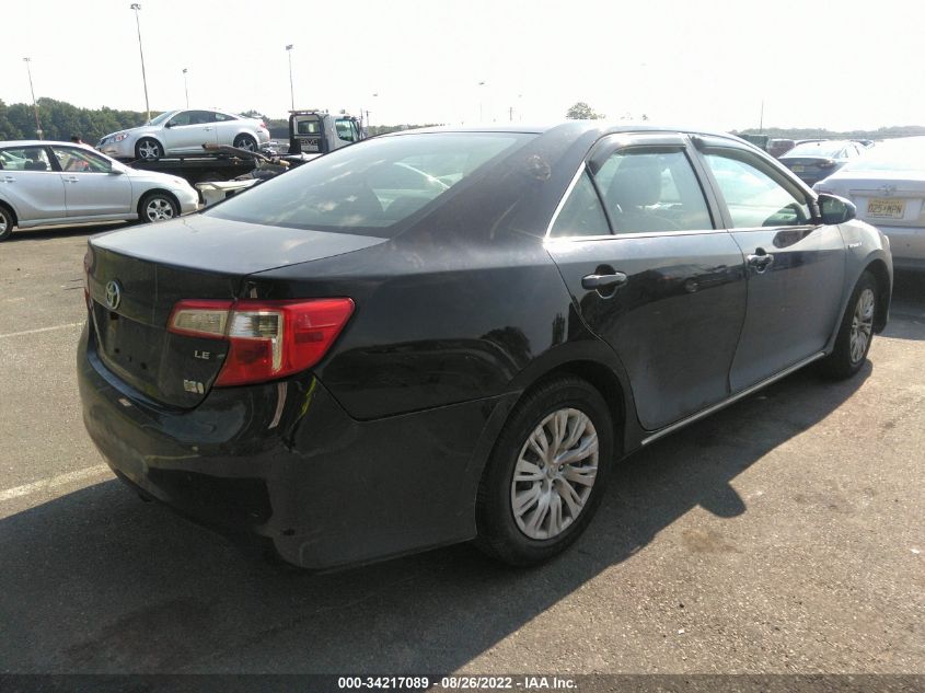 2014 TOYOTA CAMRY HYBRID LE/XLE/SE LIMITED EDITION 4T1BD1FK4EU097601