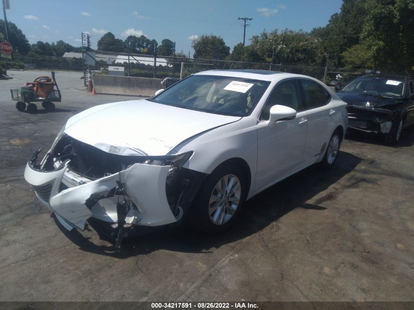 2013 LEXUS ES 300H HYBRID JTHBW1GG2D2002776