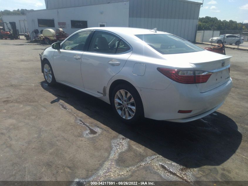 2013 LEXUS ES 300H HYBRID JTHBW1GG2D2002776