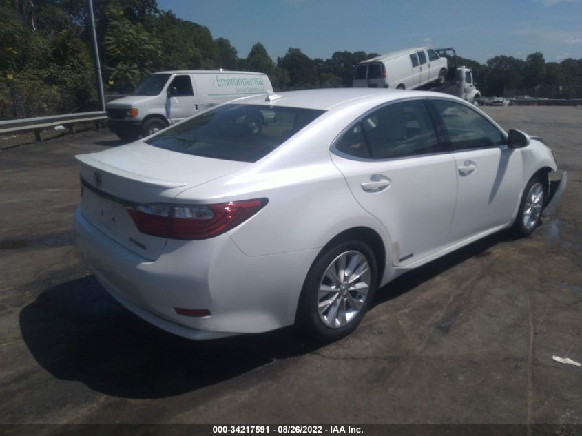 2013 LEXUS ES 300H HYBRID JTHBW1GG2D2002776