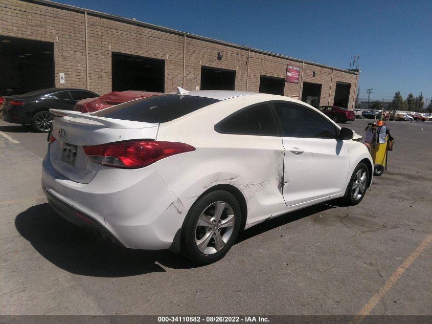 2013 HYUNDAI ELANTRA COUPE GS PZEV KMHDH6AE1DU019786