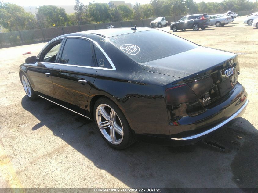 2013 AUDI A8 L 3.0L WAURGAFD6DN004191