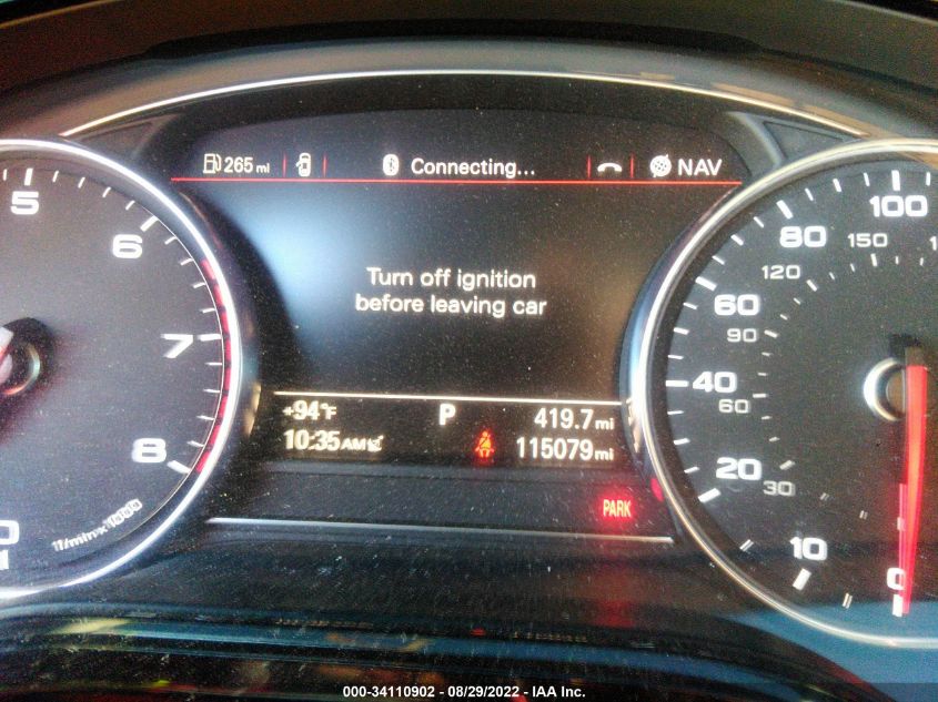 2013 AUDI A8 L 3.0L WAURGAFD6DN004191