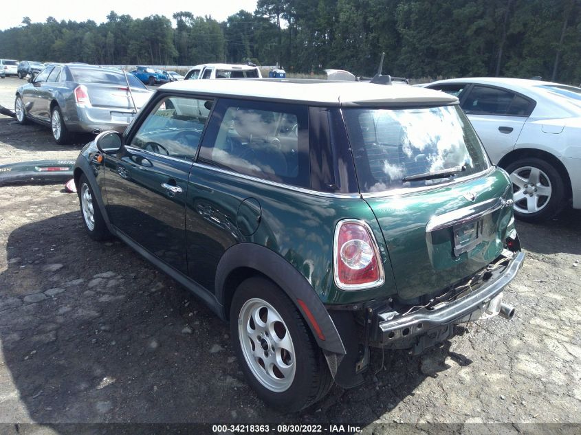 2013 MINI COOPER HARDTOP WMWSU3C52DT549772