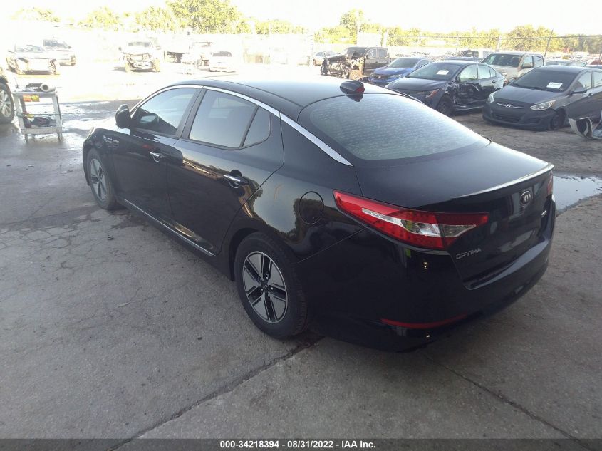 2013 KIA OPTIMA HYBRID LX KNAGM4AD9D5043205