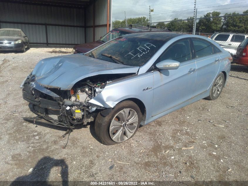2014 HYUNDAI SONATA HYBRID LIMITED KMHEC4A41EA109473