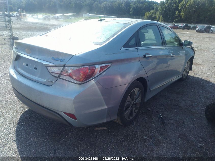 2014 HYUNDAI SONATA HYBRID LIMITED KMHEC4A41EA109473
