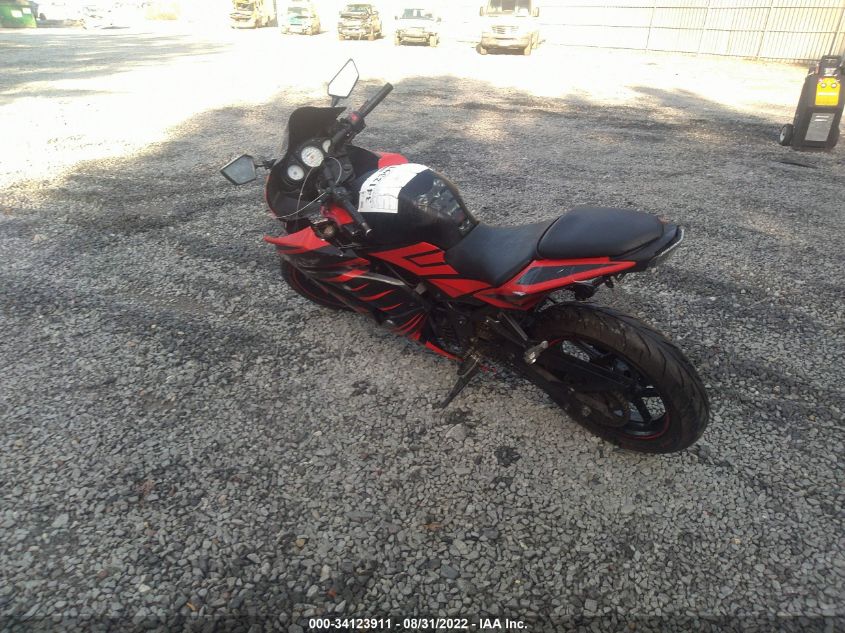 2011 KAWASAKI EX250 J JKAEXMJ16BDA90022
