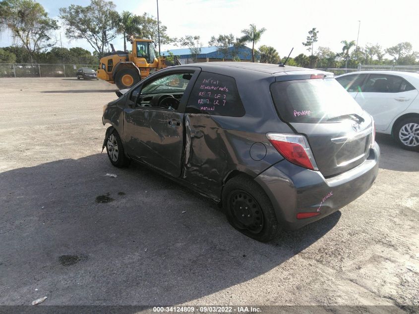 2014 TOYOTA YARIS L/LE JTDJTUD3XED578517