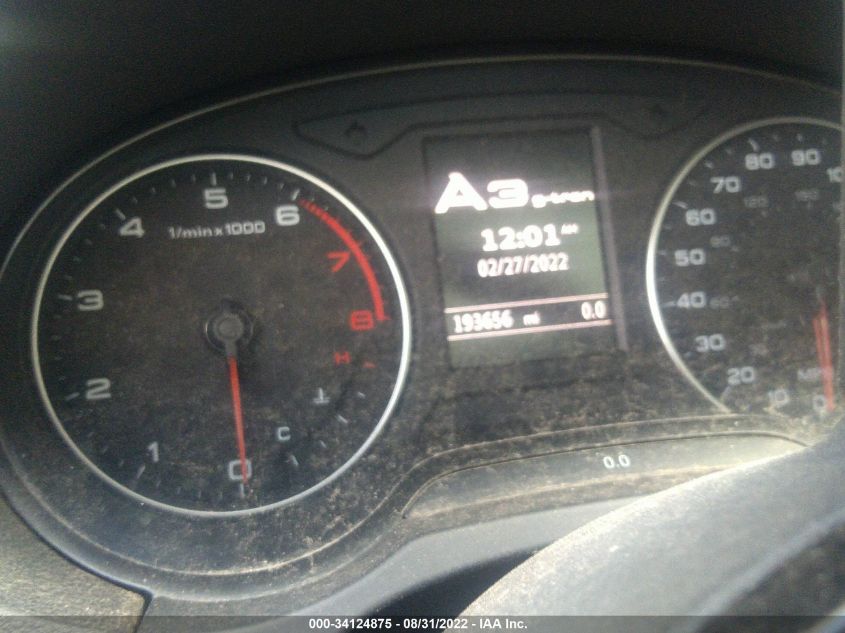 2015 AUDI S3/A3 2.0T PREMIUM WAUBFGFF5F1003505