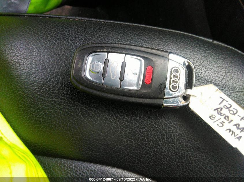 2013 AUDI A4 PREMIUM WAUDFAFL9DN041689