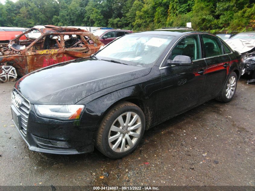 2013 AUDI A4 PREMIUM WAUDFAFL9DN041689