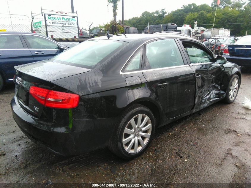 2013 AUDI A4 PREMIUM WAUDFAFL9DN041689