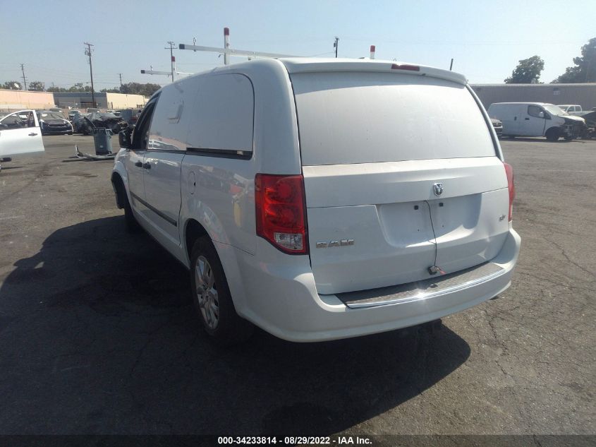 2015 RAM CARGO VAN TRADESMAN 2C4JRGAG6FR530731
