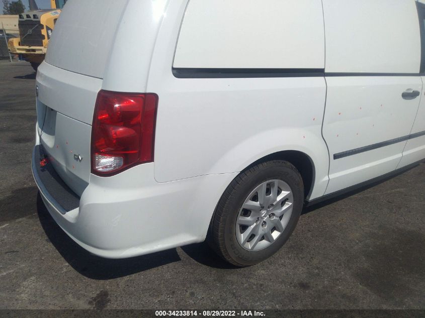 2015 RAM CARGO VAN TRADESMAN 2C4JRGAG6FR530731