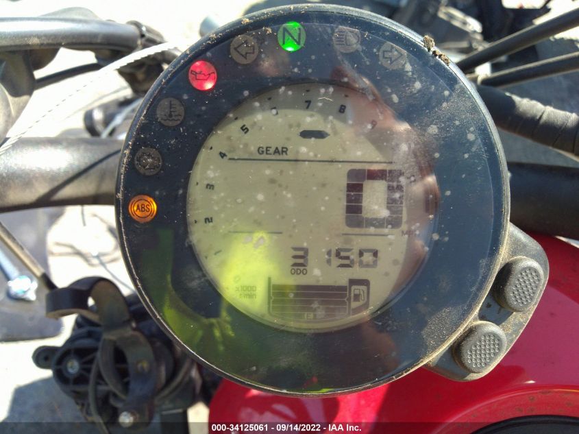 2021 YAMAHA XSR700 C JYARM21Y6MA000527