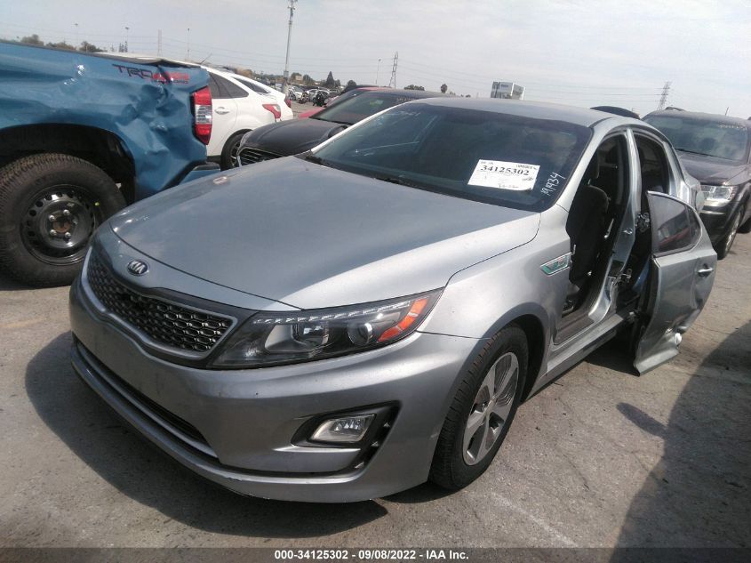 2015 KIA OPTIMA HYBRID KNAGM4ADXF5077673