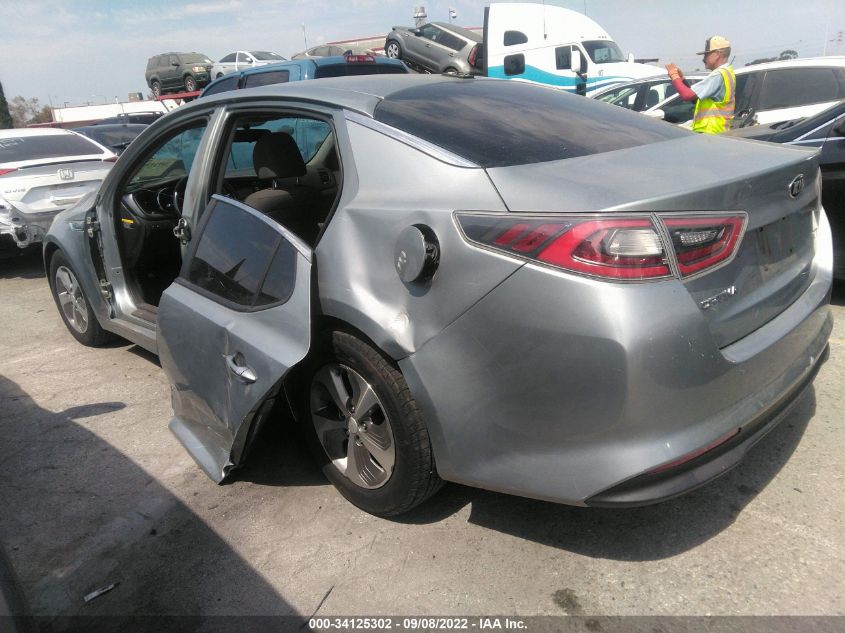 2015 KIA OPTIMA HYBRID KNAGM4ADXF5077673