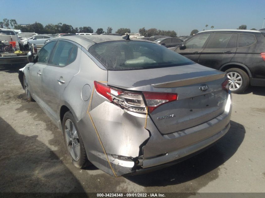 2013 KIA OPTIMA HYBRID EX KNAGM4AD9D5042510