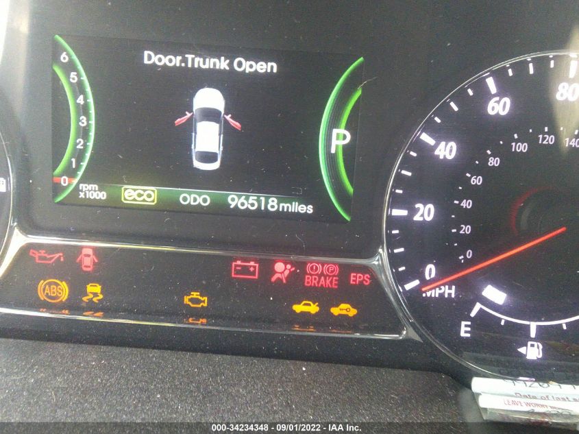 2013 KIA OPTIMA HYBRID EX KNAGM4AD9D5042510