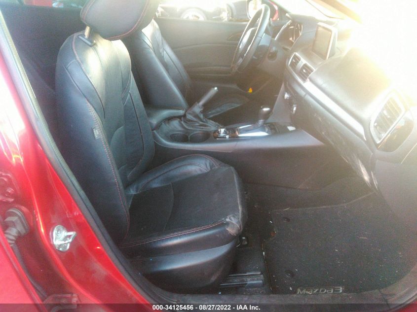 2015 MAZDA 3 GRAND TOURING JM1BM1M39F1236401
