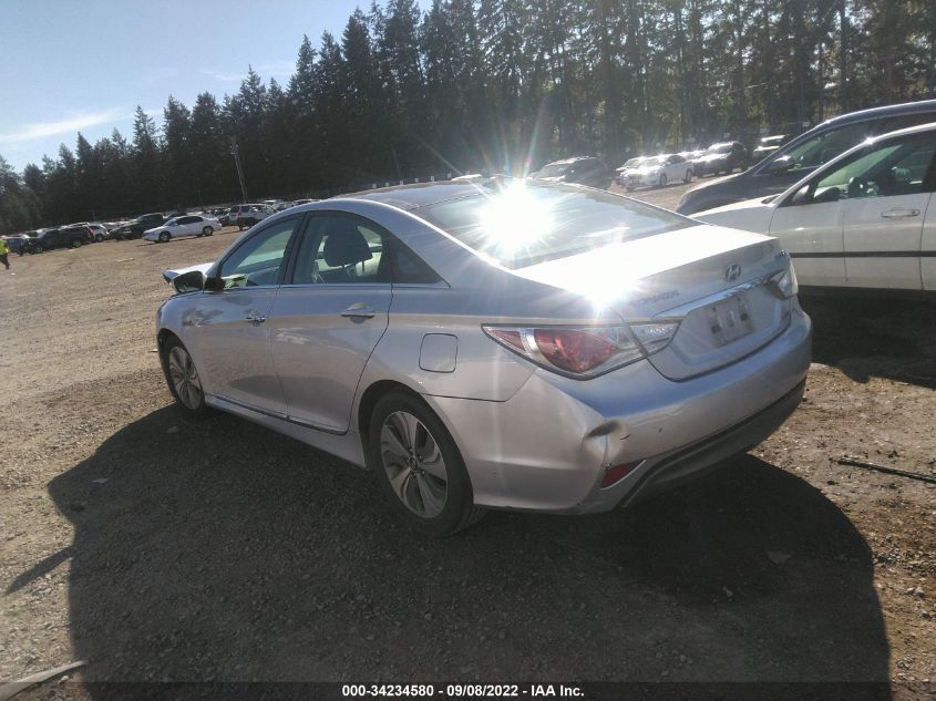 2014 HYUNDAI SONATA HYBRID LIMITED KMHEC4A47EA105153
