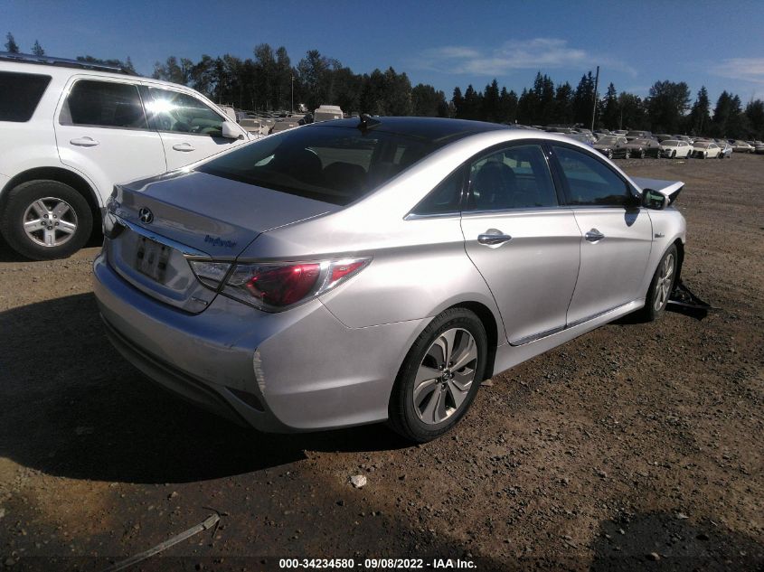 2014 HYUNDAI SONATA HYBRID LIMITED KMHEC4A47EA105153