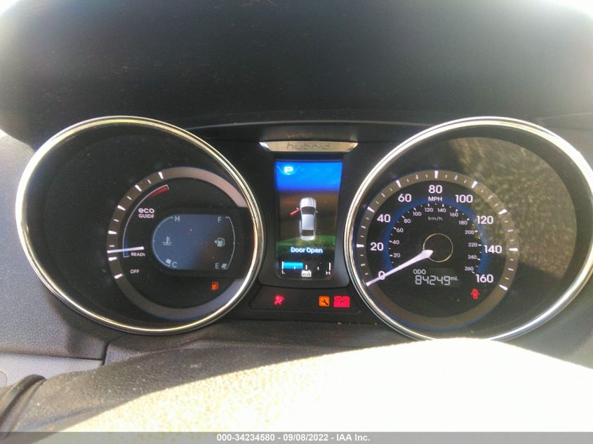 2014 HYUNDAI SONATA HYBRID LIMITED KMHEC4A47EA105153