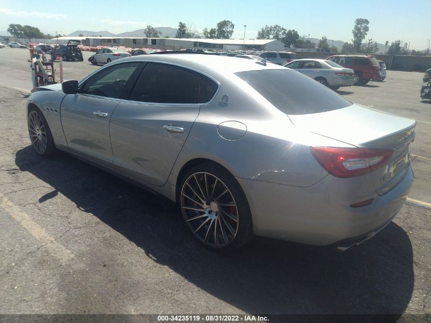 2014 MASERATI QUATTROPORTE S Q4 ZAM56RRAXE1078223