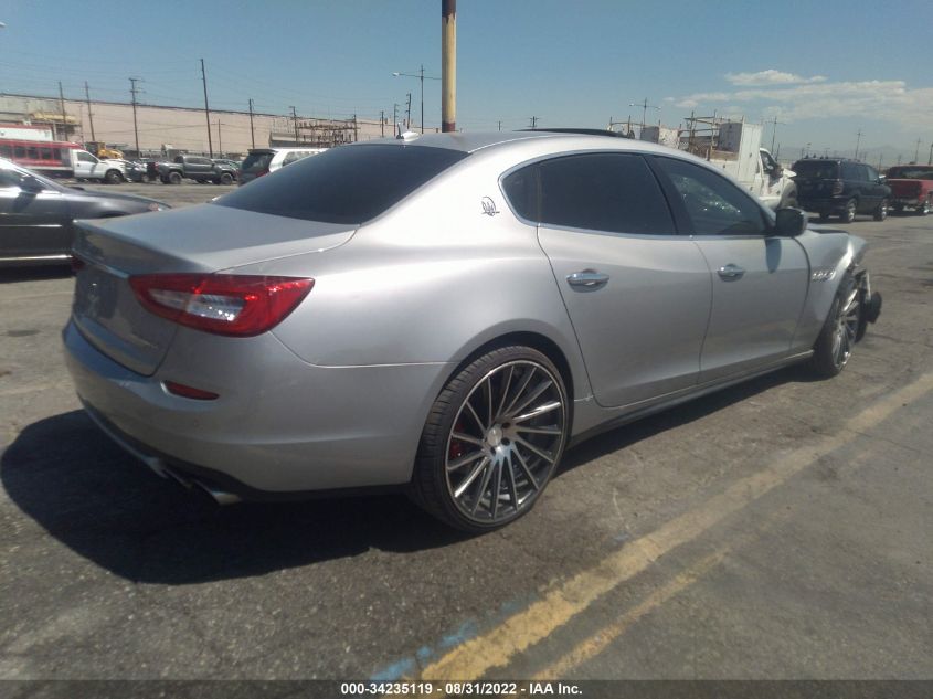 2014 MASERATI QUATTROPORTE S Q4 ZAM56RRAXE1078223