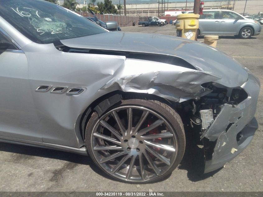 2014 MASERATI QUATTROPORTE S Q4 ZAM56RRAXE1078223