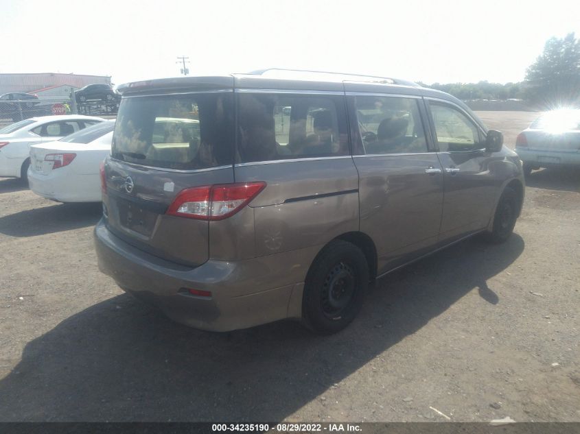 2014 NISSAN QUEST S JN8AE2KP3E9107000