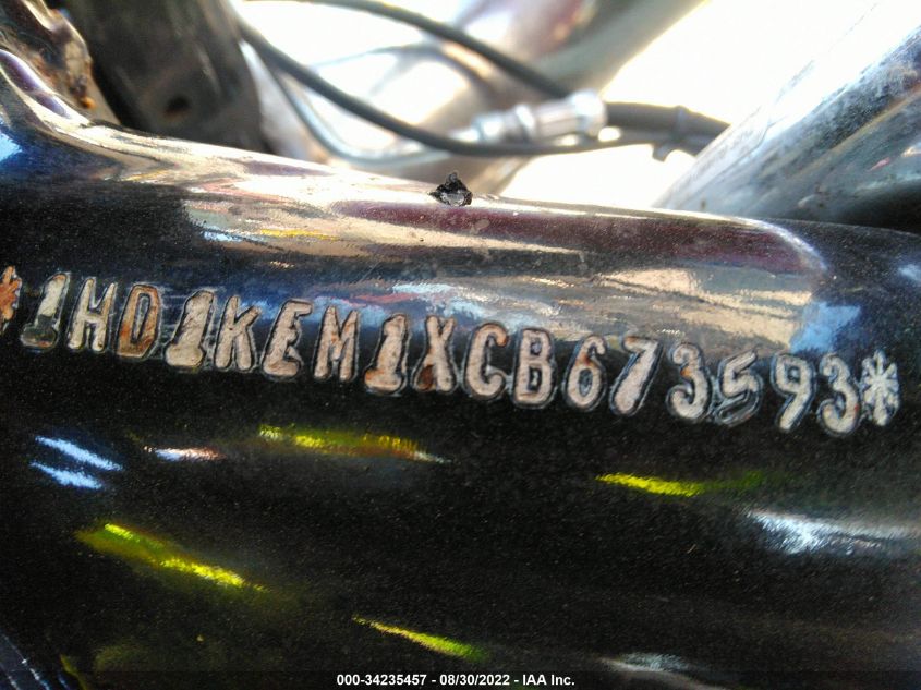 2012 HARLEY-DAVIDSON FLHTK ELECTRA GLIDE ULTRA LTD 1HD1KEM1XCB673593