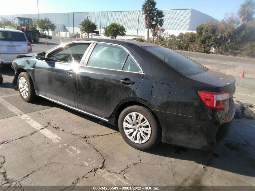 2013 TOYOTA CAMRY HYBRID LE/XLE 4T1BD1FK2DU081525