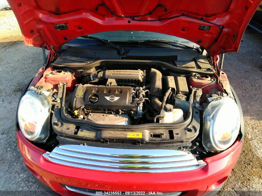 2013 MINI COOPER HARDTOP WMWSU3C53DT682055