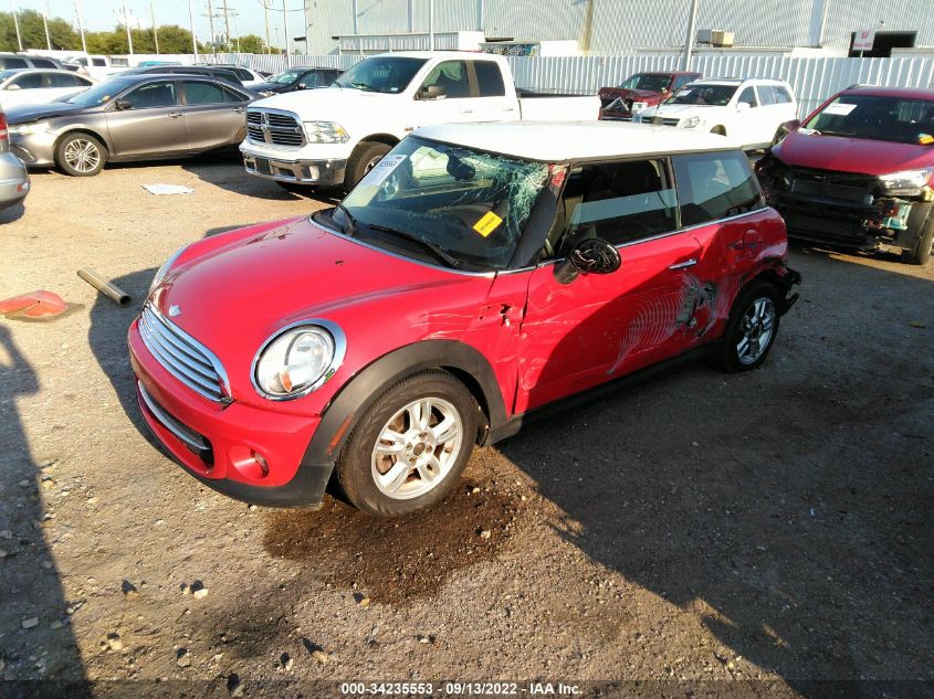 2013 MINI COOPER HARDTOP WMWSU3C53DT682055