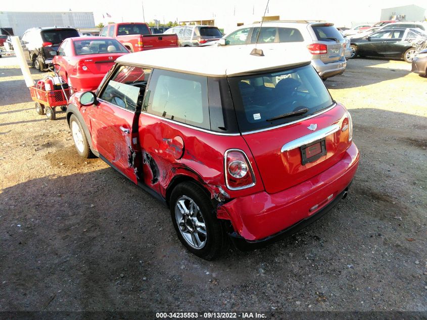 2013 MINI COOPER HARDTOP WMWSU3C53DT682055