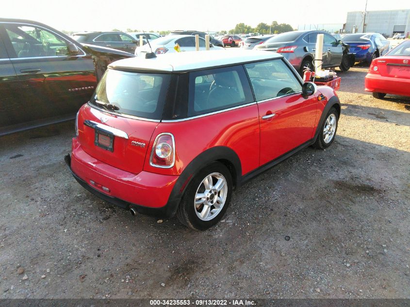 2013 MINI COOPER HARDTOP WMWSU3C53DT682055